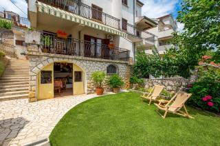 Apartment Laura Ika-Lovran 80 m2 with private 100 m2 garden hot tub free parking - Opric - 5