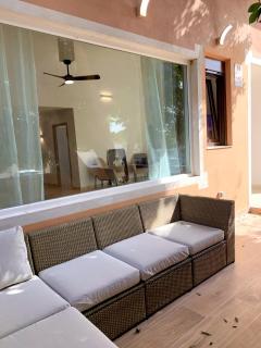 AMPLIA VIVIENDA NEW para12 pers a 4 min caminando de PLAYA con Terraza, Piscina Com, Wifi, Ventiladores de techo, Lavavajillas - Roquetas de Mar - 5
