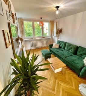 Luxurious BOHO style apartm. *HOME OFFICE* +Desk - Katowice - 6
