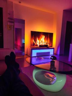 Jacuzzi Appartement love room - Freneuse - 5