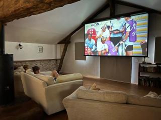Country villa for 18 pool cinema football pitch - Verteillac - 5