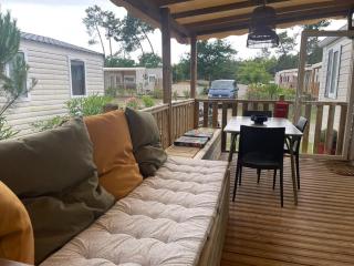 Mobil home au calme au Cap-Ferret - Camping les viviers "au bord du bassin" - Lège-Cap-Ferret - 6