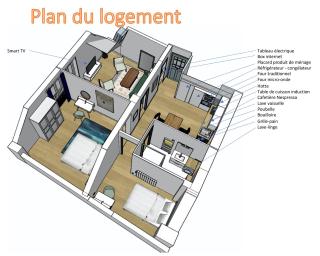 Elégant 3 pièces - Parking - Thonon-les-Bains - 0