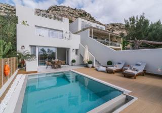 Sea View Luxury Villa White in Blue - Matala - 7