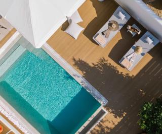 Sea View Luxury Villa White in Blue - 0