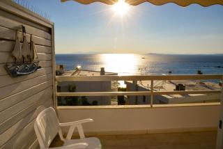 Anavissos Panoramic sea view apt with shared pool - Anavyssos - 0