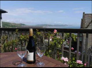 Fantastic spacious house with beautiful panoramic views of the bay Only a few minutes walk from beach harbour and restaurants This house has 3 bedrooms 3 bathrooms and 2 lovely sitting rooms - Lyme Regis - 0