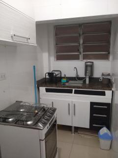 Apartamento Praia Grande Canto do Forte, a 200 metros da praia, a 2 minutos a pé até a Praia Com wi-fi e Ar condicionado - 2