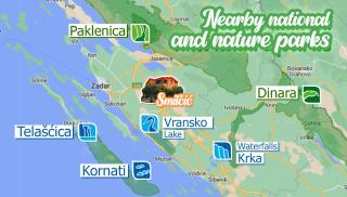 Apartment Velebit with swimming pool - 10km from sea - 20km from Zadar - 6