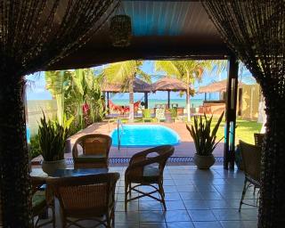 Casa Pé na Areia Carneiros - 15Hosp - 7Qts - Área privativa - Cozinheira - 0