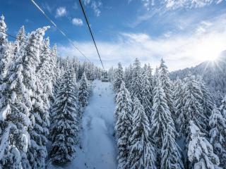 Studio rénové skis aux pieds, balcon sud, parking inclus, proche commerces et garderie. - FR-1-398-512 - 2