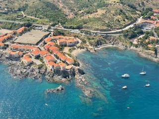 AZUR-Les pieds dans l'eau-Vue sur Mer et Clocher de Collioure en toile de fond - WIFI FIBRE- PARKING Couvert - Collioure - 1