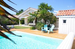 Maison avec piscine, jaccuzi, hammam à 800 m du lac - Gastes - 2