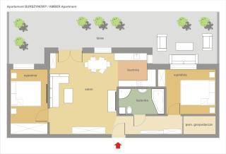 Sanhaus Apartments - ul HAFFNERA i okolice - 3-5 minut od plaży i deptaka - Sopot - 4
