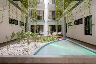 OneBR w Balcony or Small Studio in Playa del Carmen, BBQ, Pool Infinite, Whirlpool, AC, TV Smart, 200mb - Playa del Carmen - 4