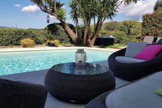 Rez de Villa, vue magnifique, piscine chauffée privée, spa - Sainte-Maxime - 0
