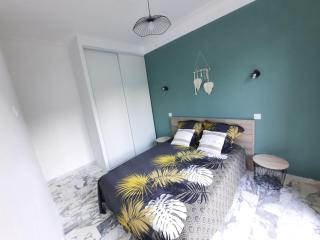 La Villa Castel - Haut de villa - parkings- 3 chambres - 8 couchages - jardin - barbecue - Cagnes-sur-Mer - 4