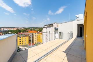 Penthouse # 81 with panoramic city view in Elite Rezidence with free parking - Prague - 7