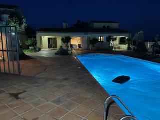 Villa Lazuel, piscine privative chauffée, vue panoramique et jardin clos - Aubenas - 3