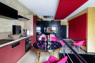 Mieuxqualhotel jacuzzi privatif Love room - Burdeos - 7