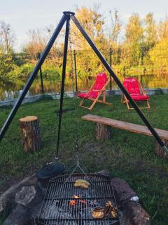 Domek letniskowy z jacuzzi nad rzeką Bzurą - Żuków - 3