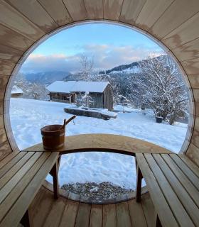 Luxury Chalet, stunning views with hot tub & sauna - La Côte dʼArbroz - 9