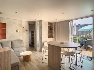 Mobil-home Keywest: 2 chambres, 2 sdb, plage à 200m, piscine chauffée, fitness, parking, Wi-Fi inclus - FR-1-361A-27 - Jullouville-les-Pins - 6