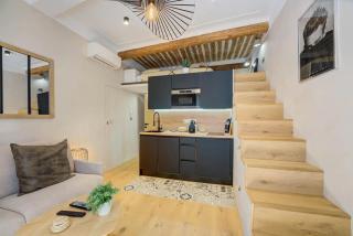 Duplex Studio Apt Mezzanine near Shops & Cafes - Antibes - 9