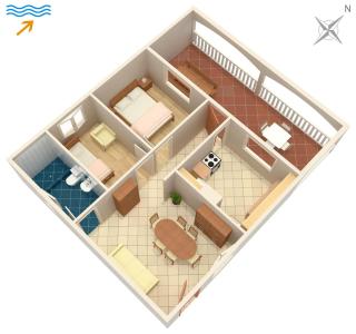 Apartments by the sea Prigradica, Korcula - 543 - Blato - 2