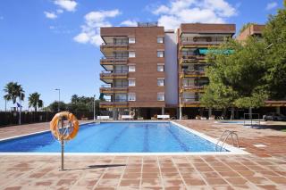 AT042 Els Pins, primera línea de la playa, con piscina - Torredembarra - 0