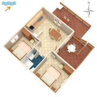 Seaside secluded apartments Cove Dumboka bay - Dumboka (Dugi otok) - 489 - 2
