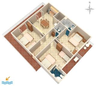 Apartments by the sea Podaca, Makarska - 515 - Podaca - 2