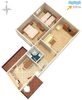 Apartments with a parking space Sali, Dugi otok - 447 - Sali - 2