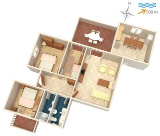 Apartments by the sea Postira, Brac - 739 - Postira - 4