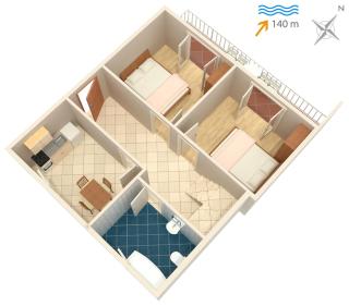 Apartment Seget Vranjica 1050b - 1