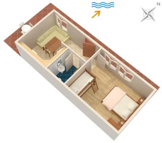 Apartments by the sea Zavode, Omis - 1022 - 1