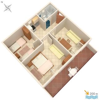 Apartments with a parking space Marusici, Omis - 956 - Mimice - 1