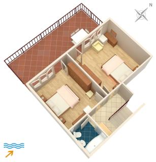 Apartment Selce 2381d - Selce - 3