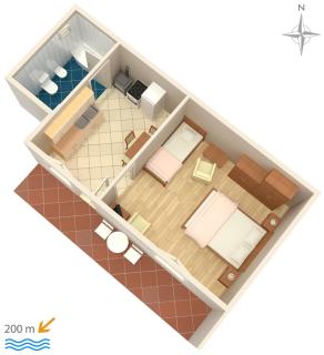 Apartments with a parking space Novi Vinodolski - 2423 - Novi Vinodolski - 2
