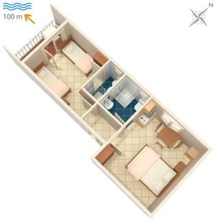 Apartments by the sea Podaca, Makarska - 2617 - Podaca - 1