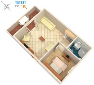 Apartments with parking spaces Postira, Brac - 2948 - Postira - 4