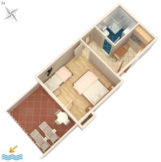 Apartments by the sea Splitska, Brac - 2923 - Postira - 2