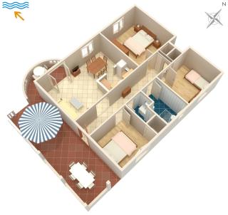 Apartments by the sea Splitska, Brac - 2923 - Postira - 1