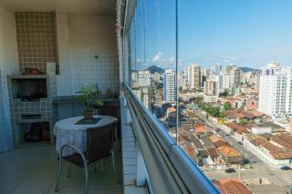 VISTA PRAIA MAR - AVIAÇÃO - 300 metros da praia - WI FI - VARANDA GOURMET com CHURRASQUEIRA - ESTACIONAMENTO gratuito - Praia Grande - 2