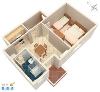 Apartments by the sea Kustici, Pag - 4086 - Kustići - 1