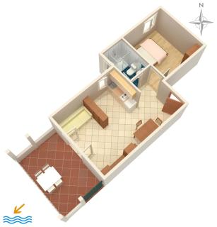 Apartments by the sea Novalja, Pag - 4124 - Novalja - 2