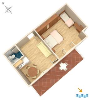 Apartments by the sea Duce, Omis - 2731 - 1