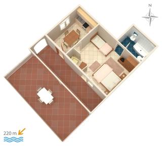 Apartments with parking space Metajna, Pag - 4121 - Zubovići - 2