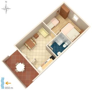 Apartments with parking space Metajna, Pag - 4117 - Zubovići - 1