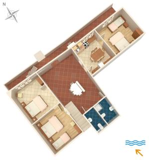 Seaside holiday house Lumbarda, Korcula - 4422 - Lumbarda - 1